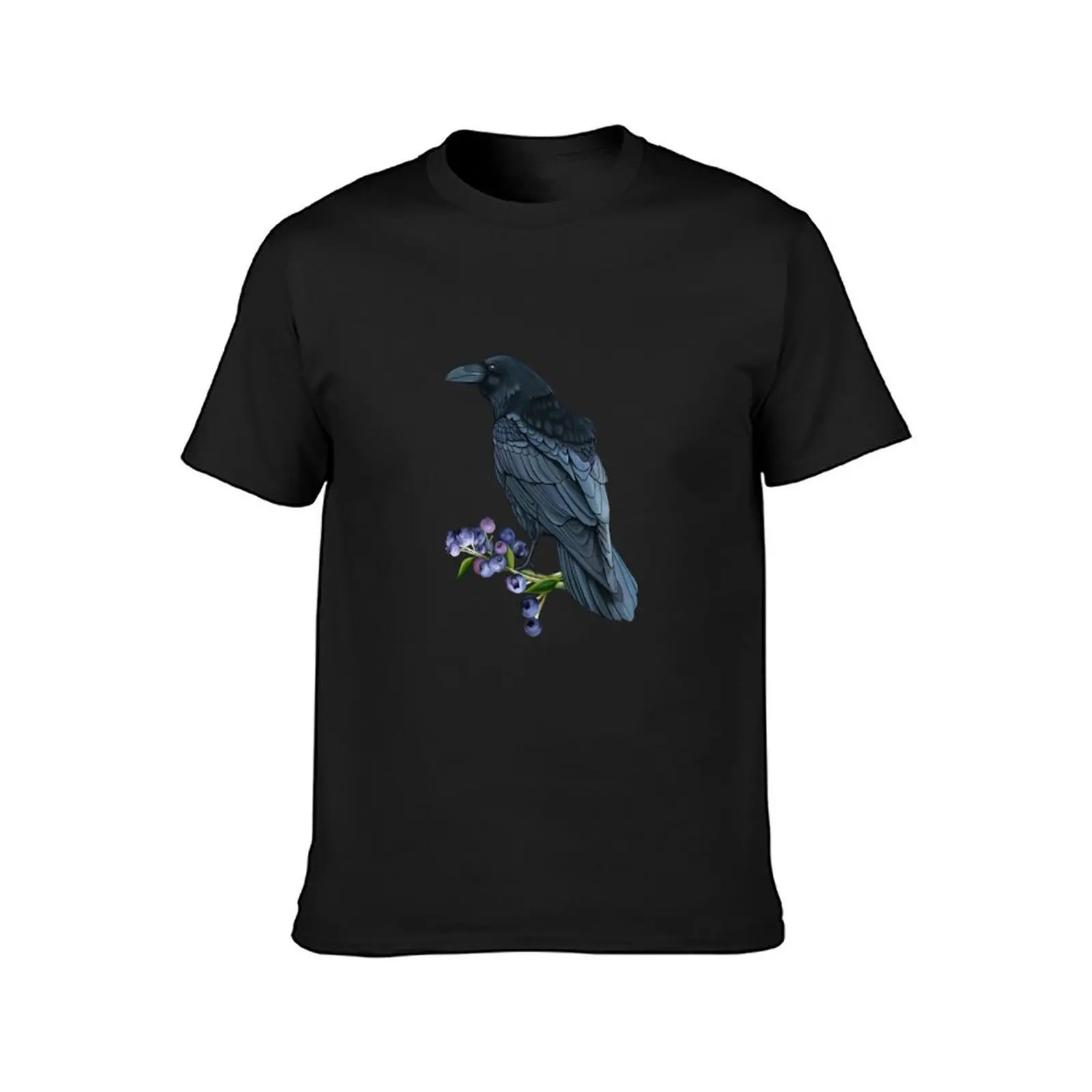 Blueberry raven T-Shirt tees oversizeds sweat shirts, men