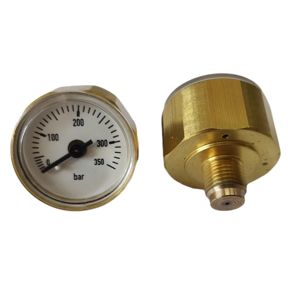 1/8BSP,M10 Thread 28mm Dial Precision Air Pressure Gauge FX Manometer 350Bar