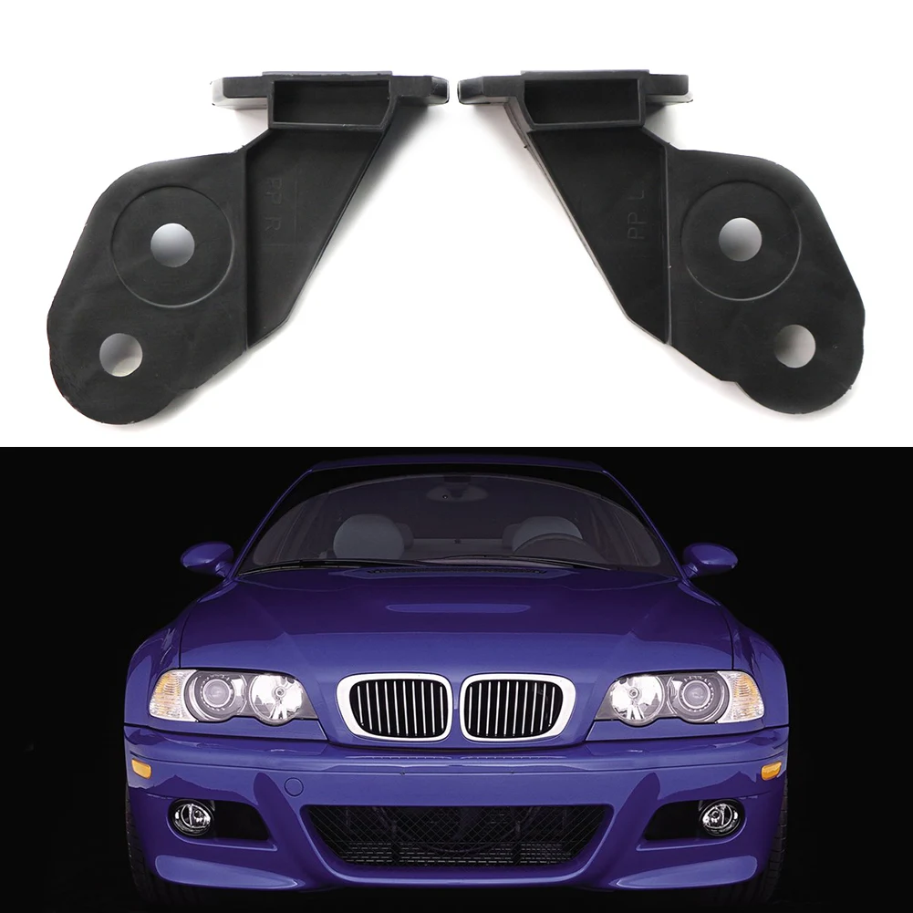 1Pair Car Front Bumper Cover Mount Supports For BMW 3 Series E46 M3 325i 328i 330i 1999 2000 2001 2002 2003 2004 2005 2006