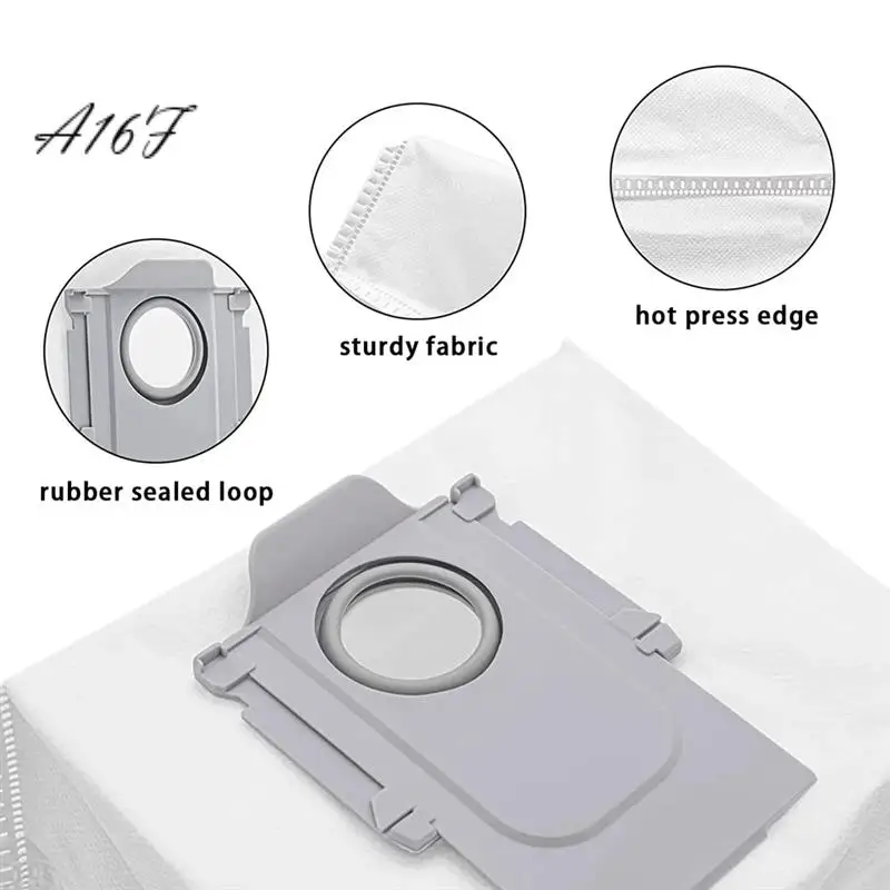 

A16F-22PCS Мешки для пыли для Roborock Saros 10/10R, Q Revo, Qrevo S/Slim, S8 Maxv Ultra, S8 Max Ultra, детали пылесоса