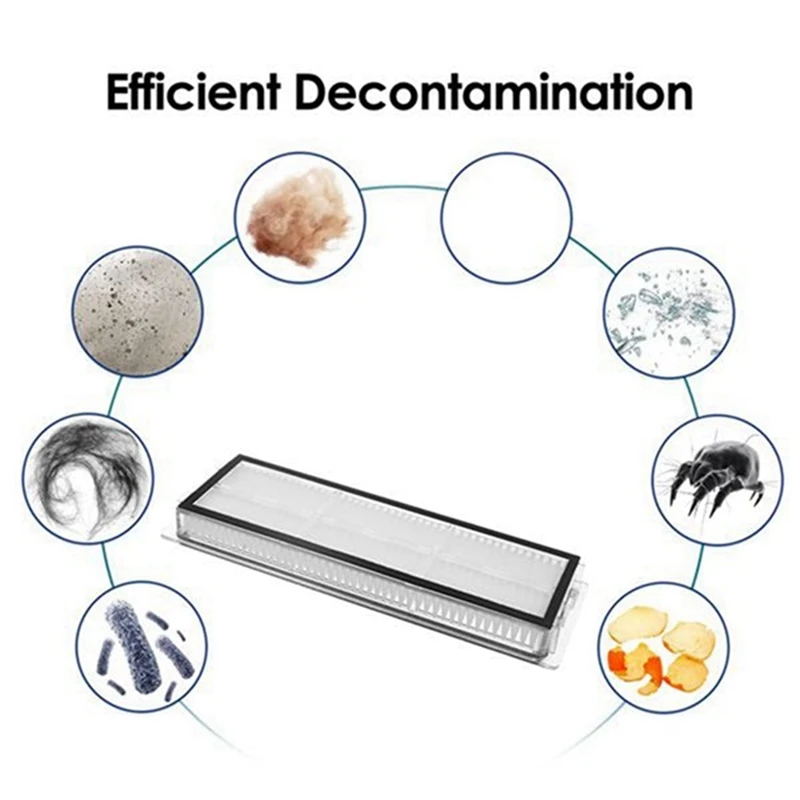 لشاومي روبوت فراغ X20 + / X20 Plus أجزاء الملحقات الرئيسية الجانب فرشاة فلتر Hepa ممسحة القماش كيس لجميع الغبار