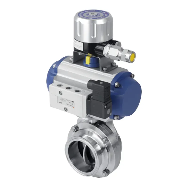 Pneumatic Clamped Butterfly Valve for Food Application