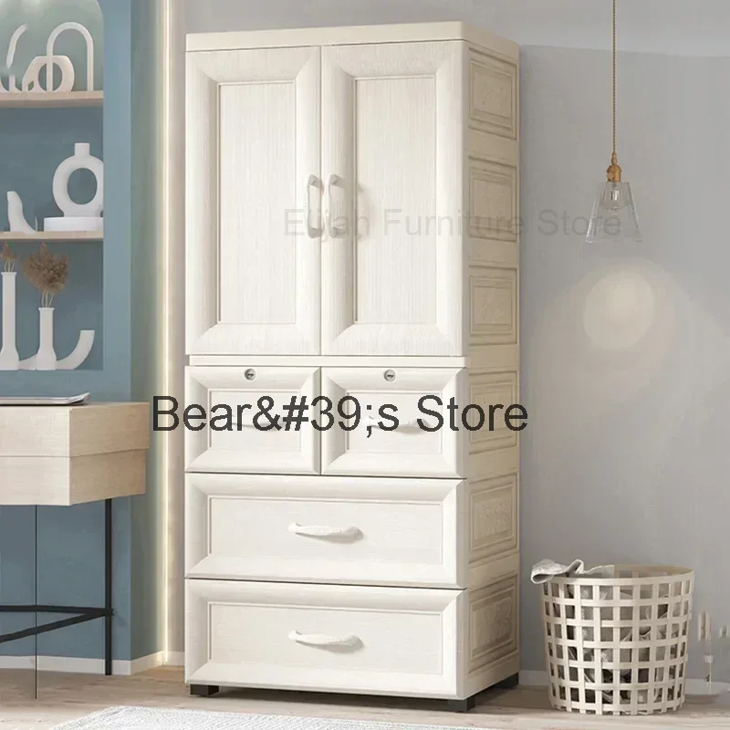 

Plastic Wardrobe Closet Baby Cupboard Bedroom Storage Cabinet Closet Organizer Placard Chest Guarda Roupa Home Furniture