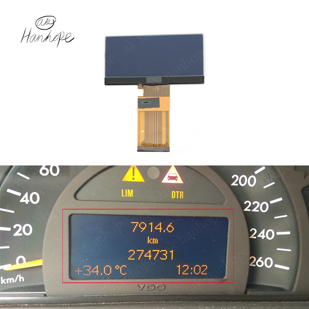 For Mercedes Benz W203 C Class 2000-2007 W463 Instrument Cluster Dashboard LCD Screen Display Pixel Repair