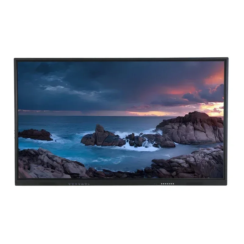Classroom 65 75 86 100 Inches Teaching Board Touch Screen Smart Whiteboard Interactive Flat  Display