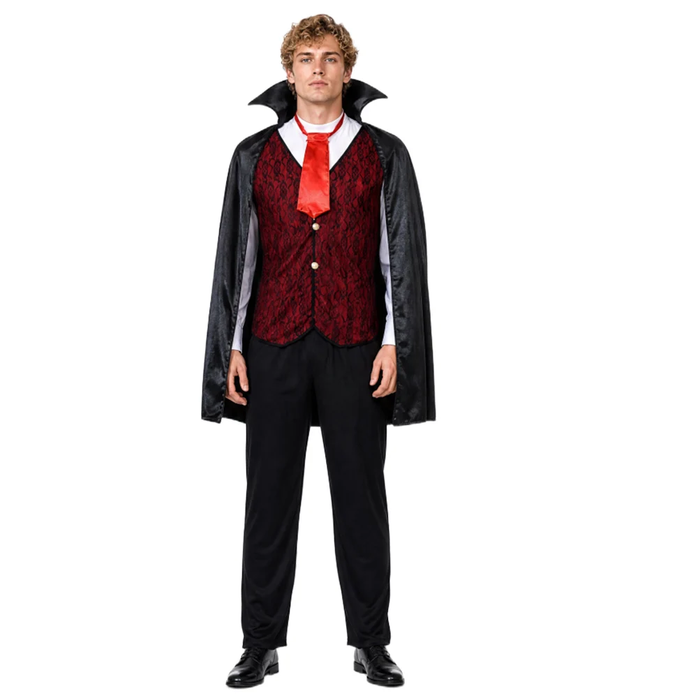 Costume Vampire Gentleman Homme – Ensemble avec Cape – photo 11