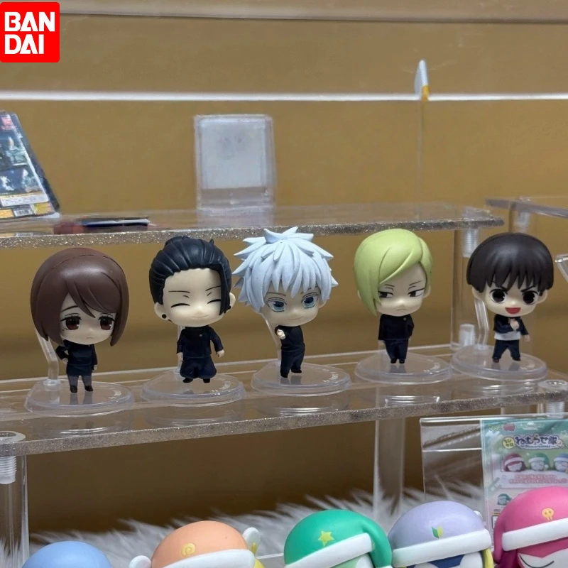 

Bandai Capsule Toys Jujutsu Kaisen Gashapon, коллекция фигурок 06, милые кавайные Satoru Gojo Riko, очки с большой головой, стоячие фигурки