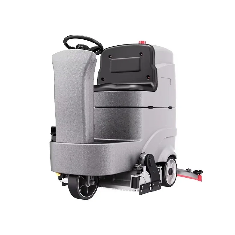 Ride On Electric Floor Scrubber Industrial Floor Sweeper Washer For Factory Workshop Property Maintenance