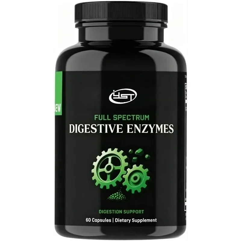 Digestive Enzymes - Full Spectrum Support, Nutrient Absorption, Intestinal Health Support -60 Capsules