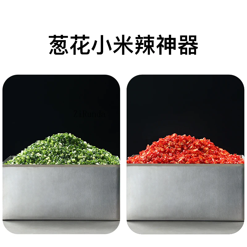 Machine de découpe d'oignons commerciaux, machine de découpe d'oignons, d'anneaux de piment, de millet, à trancher épicée