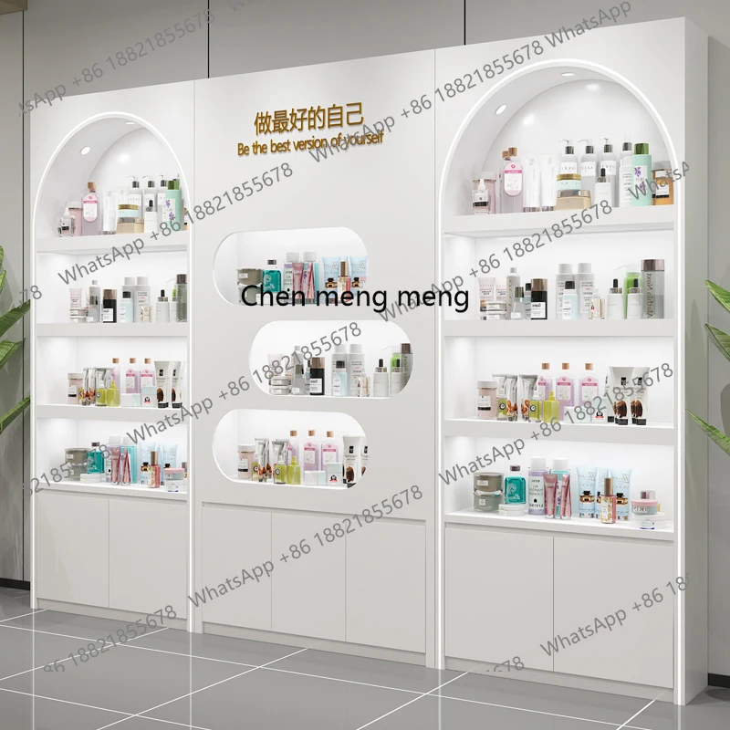 X New Cosmetic Display Cabinet Beauty Salon Product Modern Simple Display Cabinet