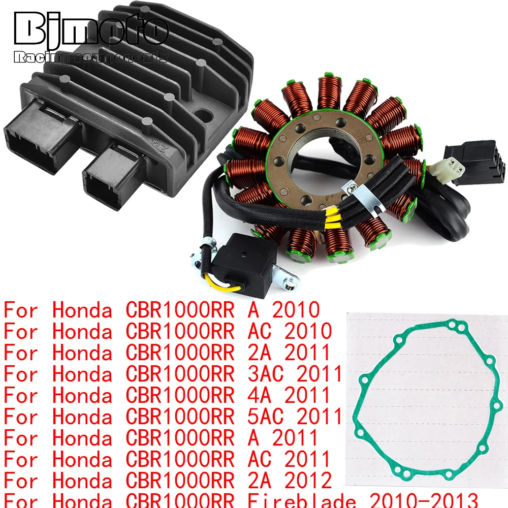 

CBR1000RR 2013 CBR 1000 RR Engine Stator Coil+Voltage Regulator rectifier For Honda CBR1000RR Fireblade 2010-2012 With Gasket