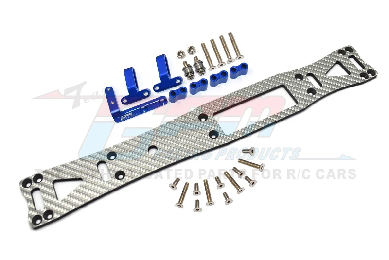 

GPM Carbon Fiber (Silver) + Aluminum Sub Chassis For TAMIYA 1/10 TA08 Pro 58693