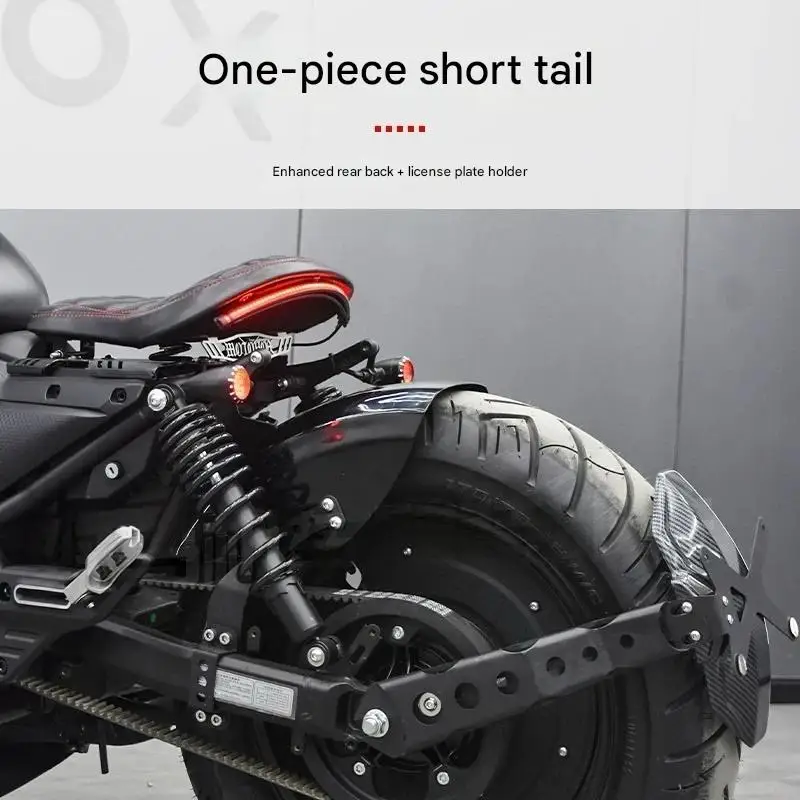 For VOGE CU525 525cu cu 525 525CU modified Fender rear bumper single-seat retro saddle