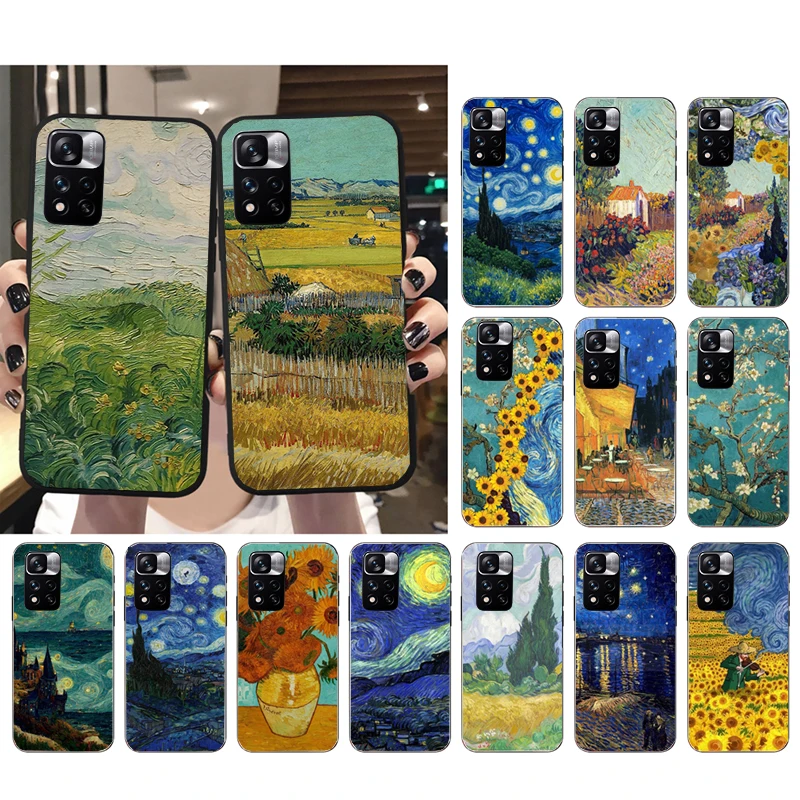 

Vincent Van Gogh Art Phone Case For Xiaomi Redmi note 13 12 Pro 11S 11 10 Pro 10S 12S Redmi 13 14C 10 13C