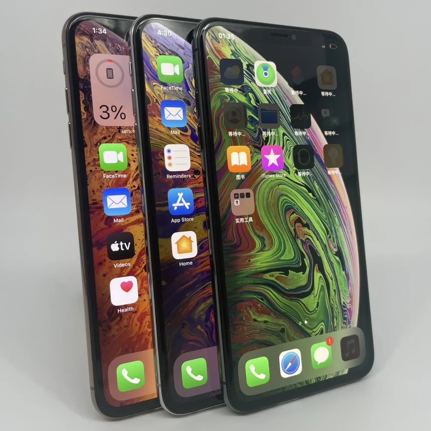 Original Unlocked Apple iphone xs max 4G LTE 4G RAM 64gb/256gb ROM A12 Bionic Chip IOS iphonexsmax