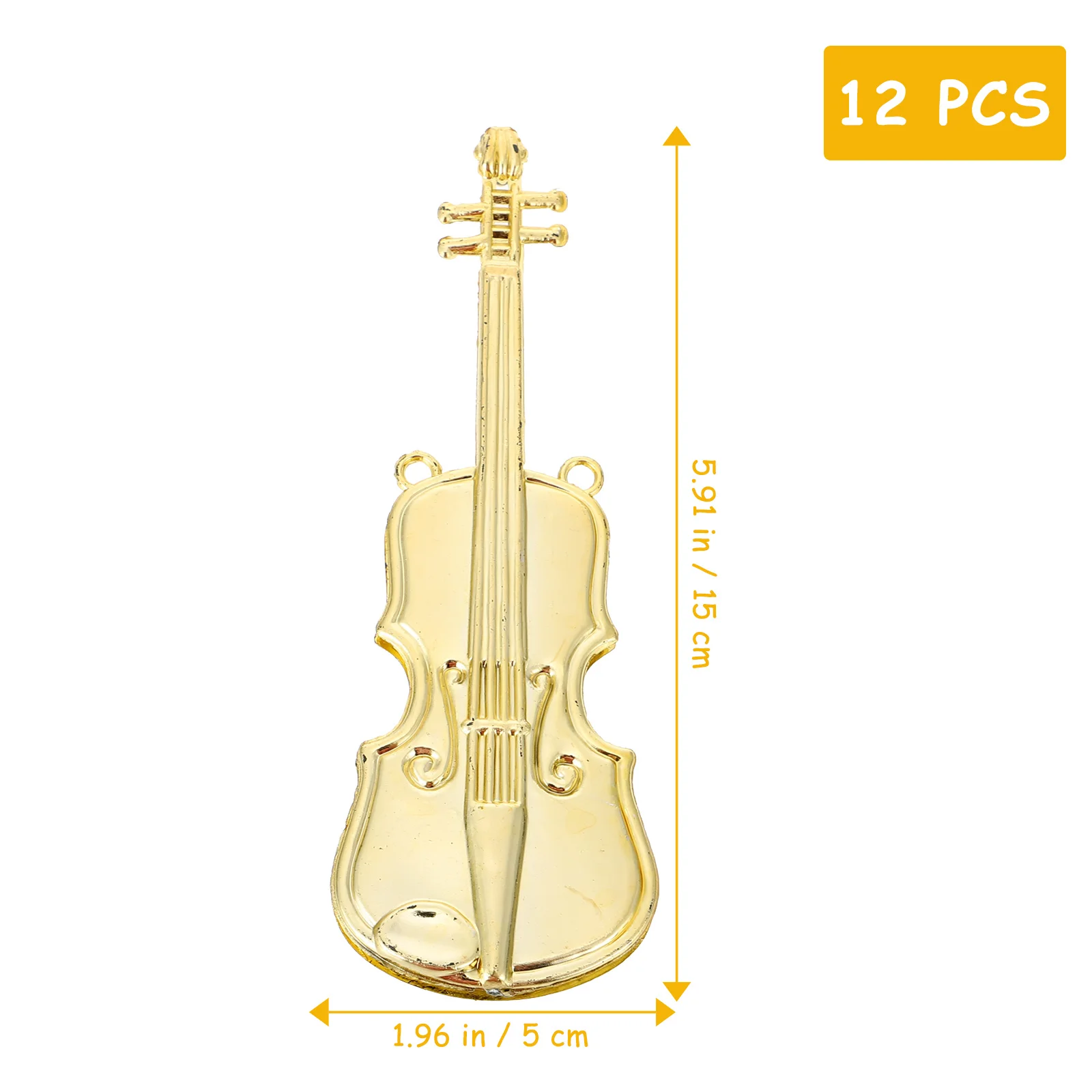 12 Pcs Aldut Toys Musical Instrument Model Xmas Tree Pendants Garland DIY Accessories Home Decor Child