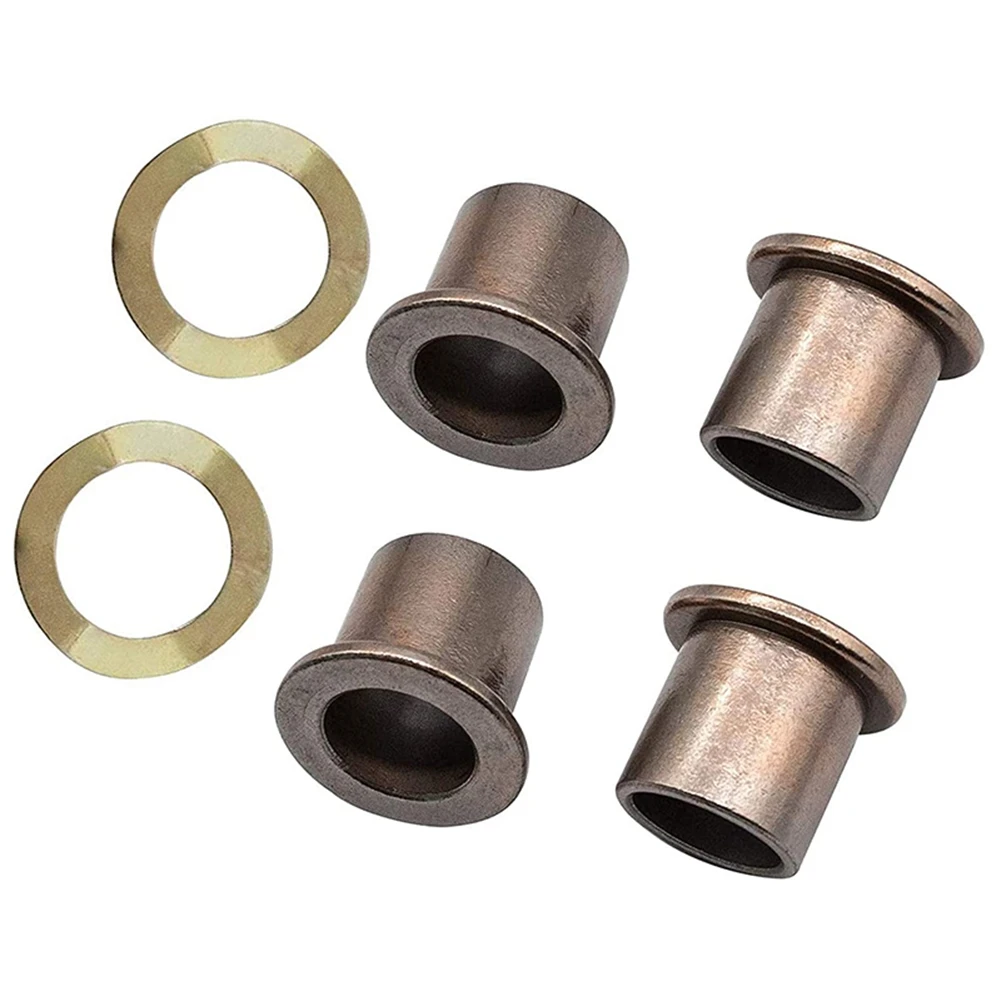 Spindle Bushings Upper and Lower Bushings Bronze, King Pin Wave Washer, for Club Car Precedent Golf Carts 102288201