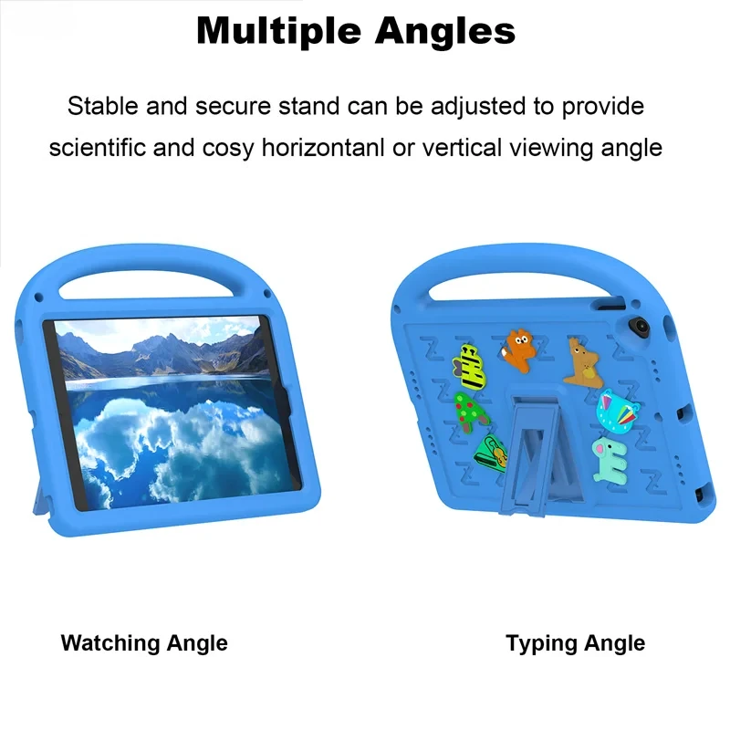 Kids EVA Schokbestendig Stand Tablet Case voor IPad Air 7 6 5 A16 11 10.2 10.9 Mini 7 6 I Pad Pro 9.7 10 9 8 10e Generatie Cover