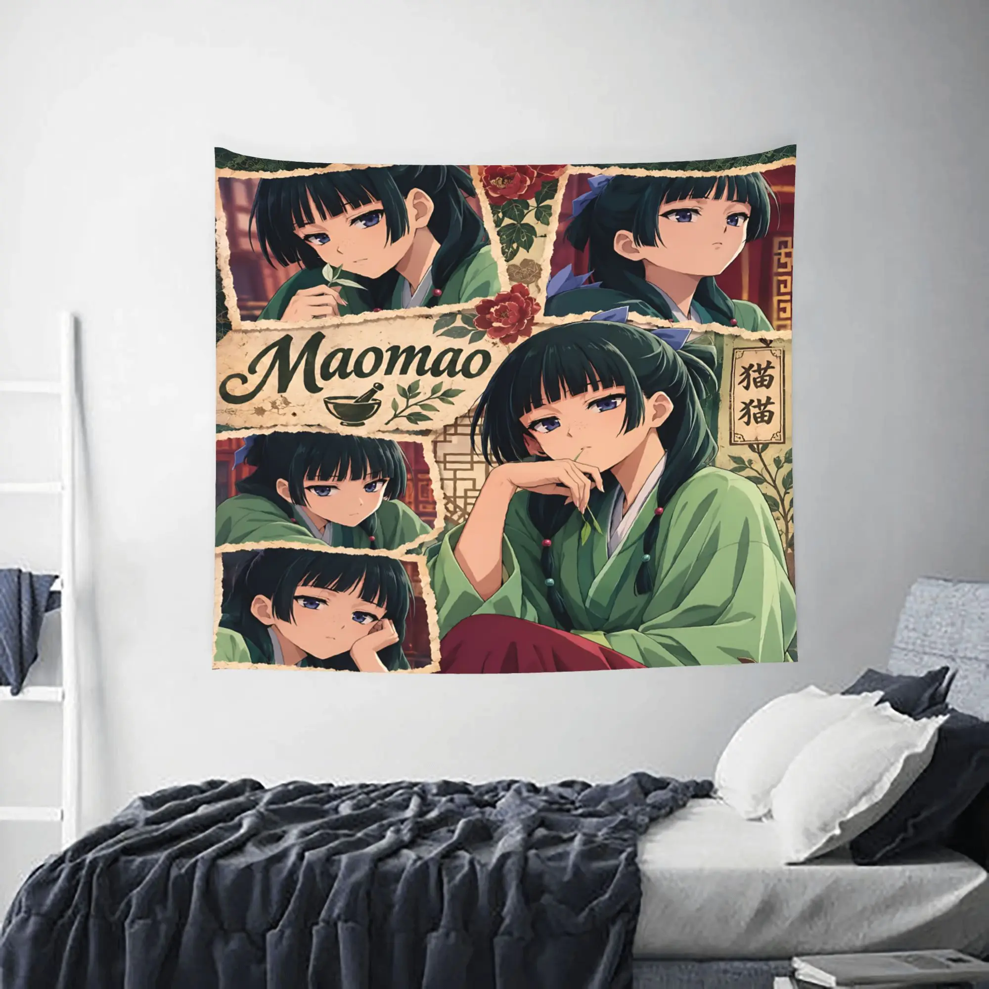 The Apothecary MAOMAO Customized Cutecore Tapestry  Wall Hanging Blanket Tapestry Home Decor Items Wall Decorations