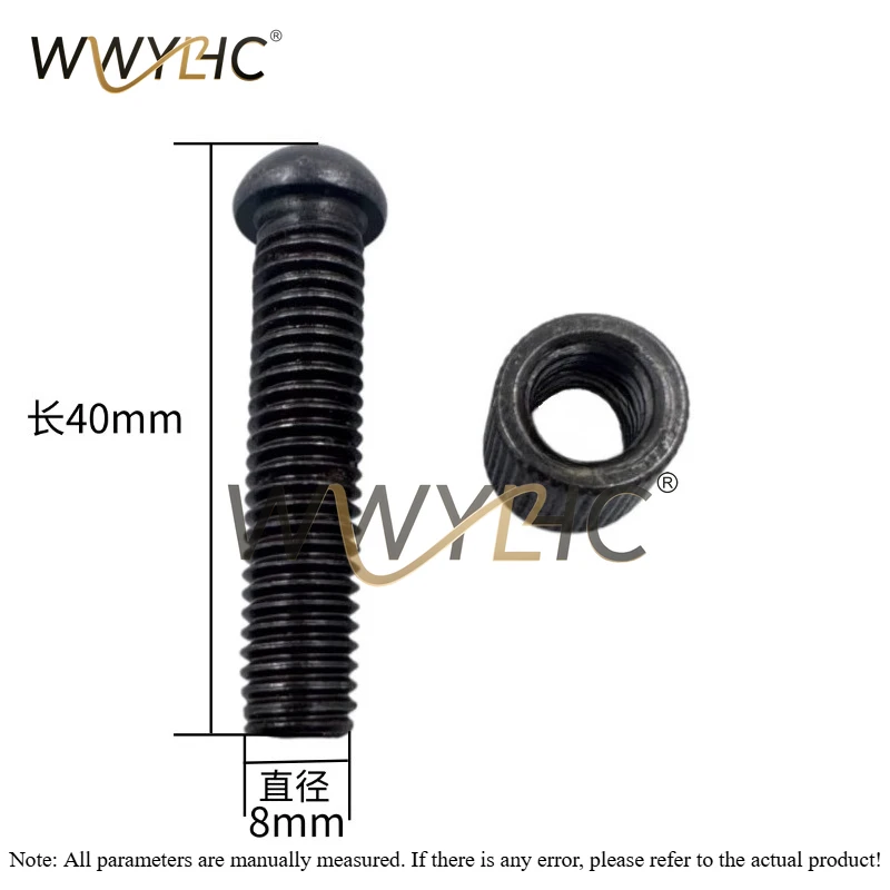 Wire Cutting Accessories Fast Wire Travel Switch Reversing Collision Part M8x40 Screw Nut Set