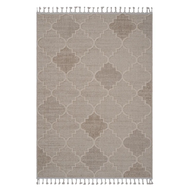 

NAAR Guros Collection 4X6 Cream / Trellis Indoor / Outdoor Area Rug