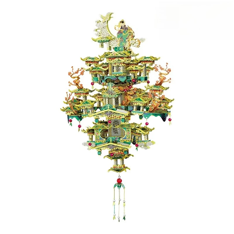 Acacia Pavilion assembled model 3D three-dimensional puzzle for girlfriend gift