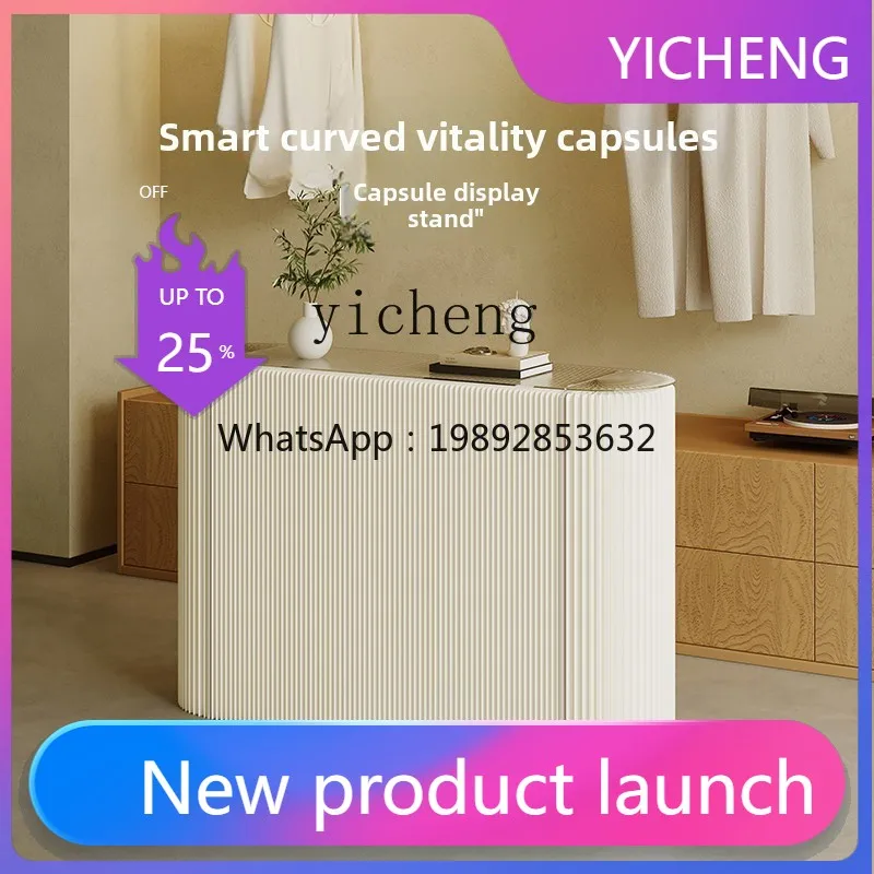 LYY    Commercial Shelf Stretching Display Rack Front Desk Capsule Display Rack Storage Rack Display Office Exhibition