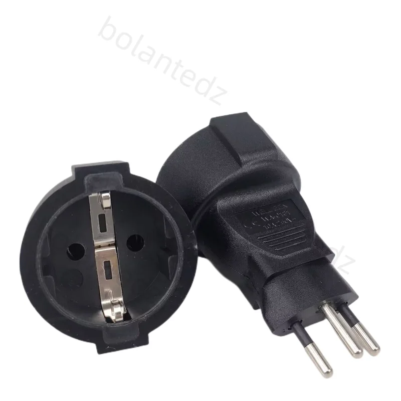 CH TO EU,3 pin Swiss socket adaptor Swiss EU German plug adapter converter plug WA-0181 Swiss plugs turn to French plugs