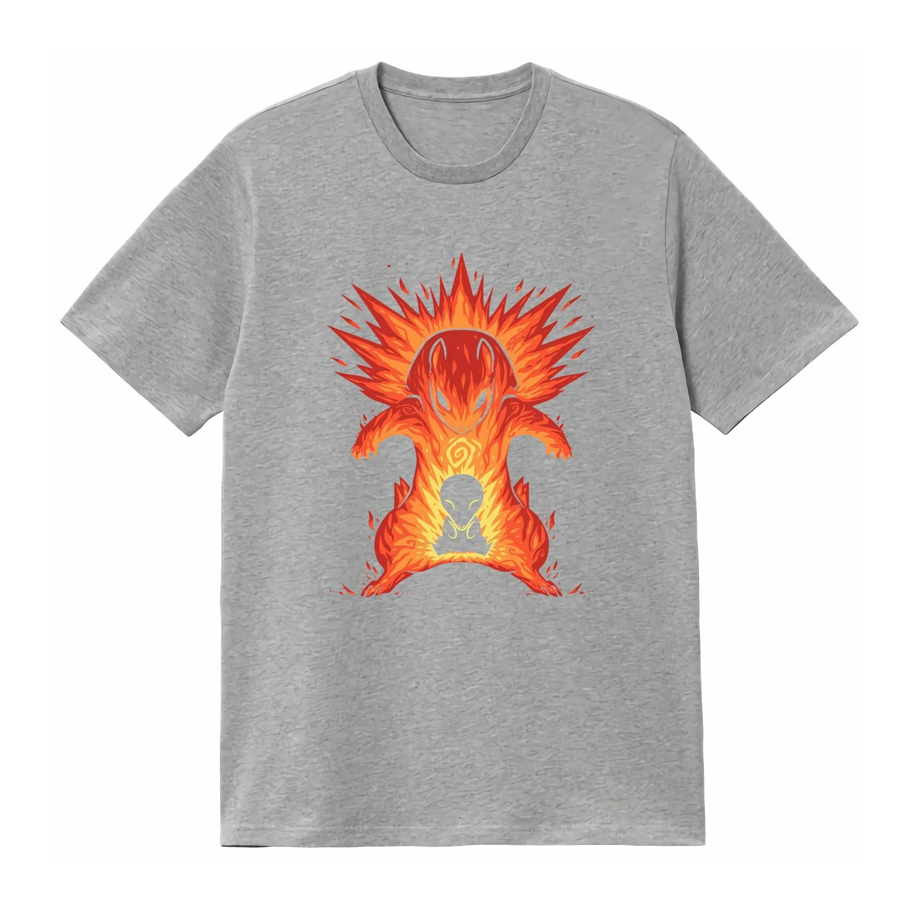 The Explosion Within Typhlosion Cyndaquil Monster T Shirt for Cool Design Fire Theme Vintage Streetwear Men 2026 Summer T Shirt