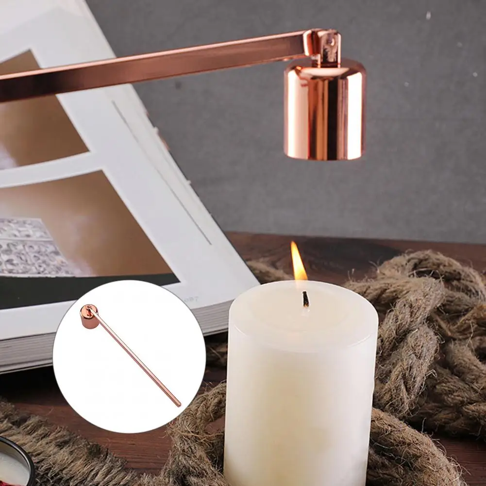 Candle Extinguisher Rust-resistant Stainless Steel Wicks Cover Putting Out Candle Flame Simple Aromatherapy Tool for Home