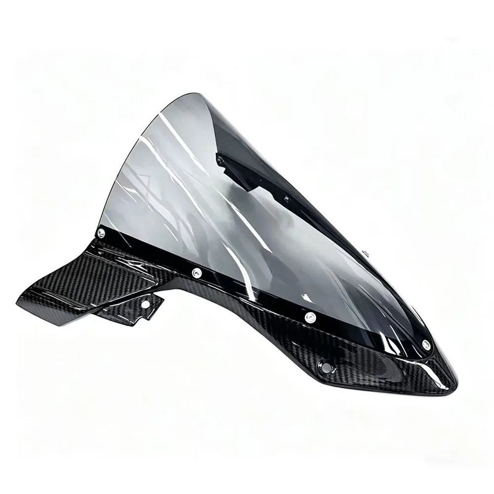3K Carbon Fiber Sport Windscreen Upgrade Suitable for BMW S1000RR, M1000RR Motorcycles from 2019 to 2024, view 3
