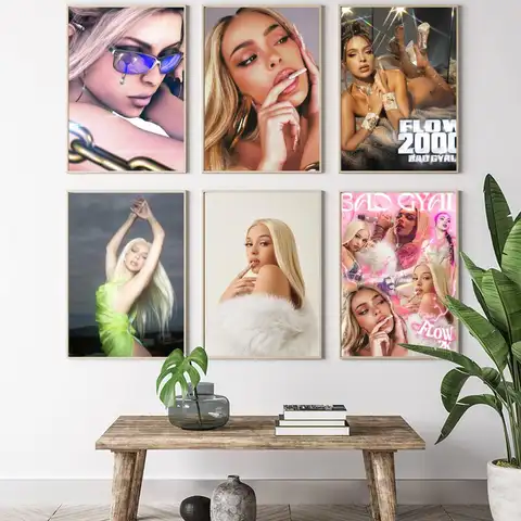 Spain Bad Gyal Poster HD art sticky wall waterproof home living room bedroom bar aesthetic decoration