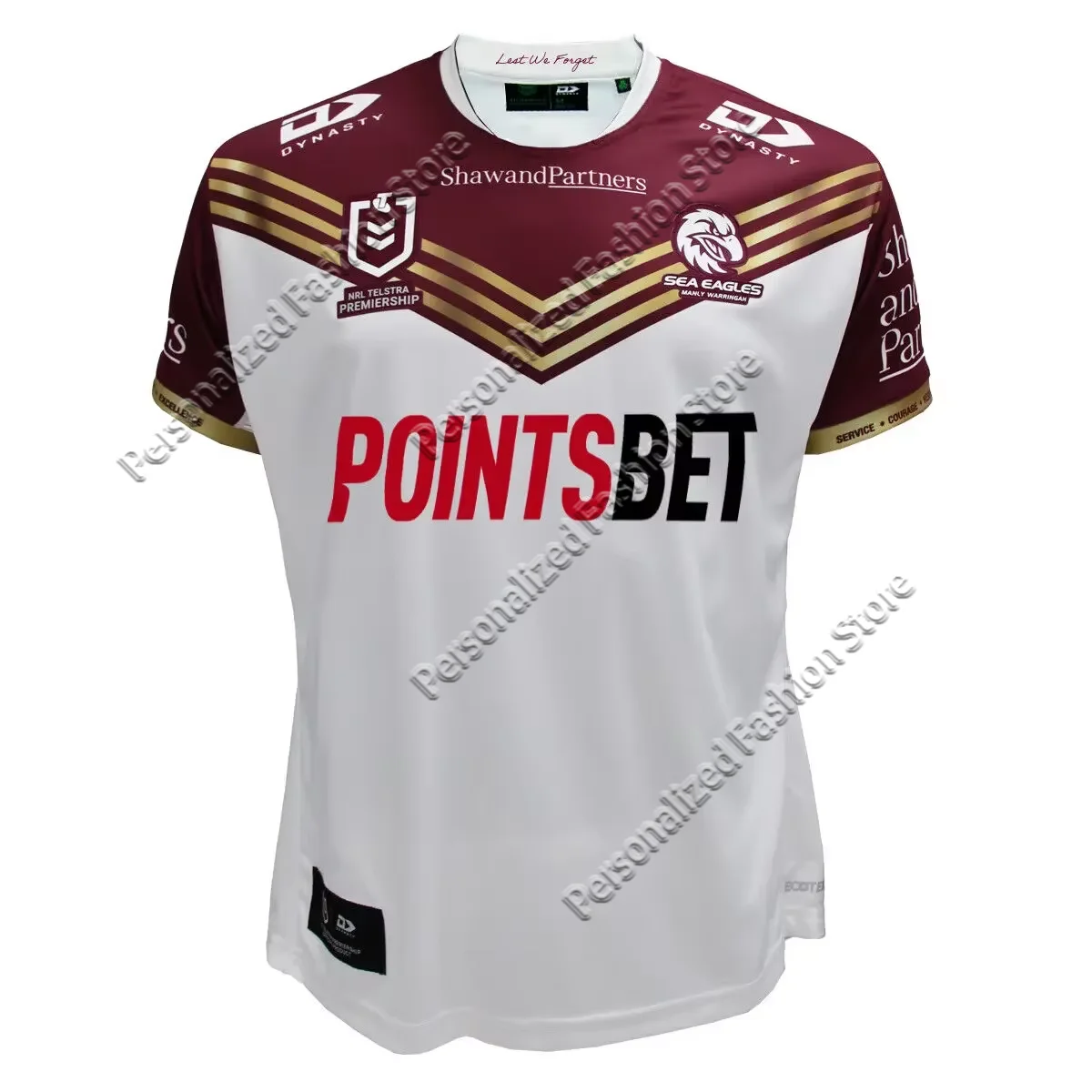 2024 New Arrival Summer Australian NRL Manly-Warringah Sea Eagles Jersey Training Jersey Kid Uniform for Adult&Kid Kit