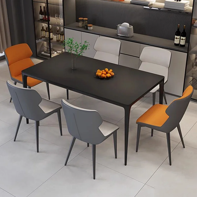 Mesa De Jantar De Madeira Para Casa, Móveis De Cerâmica Preta, Mesas De Restaurante, Sala De Serviço, Salas Modernas, Cadeiras, Luxo, Cozinha, Esstisch