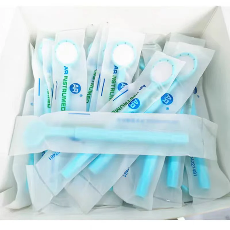 Dental Saliva Suction Non-Sterilizable Silicon Tube With 50pcs Disposable Mouth Anti-fog Mirror Matching Converter Dentist Tools