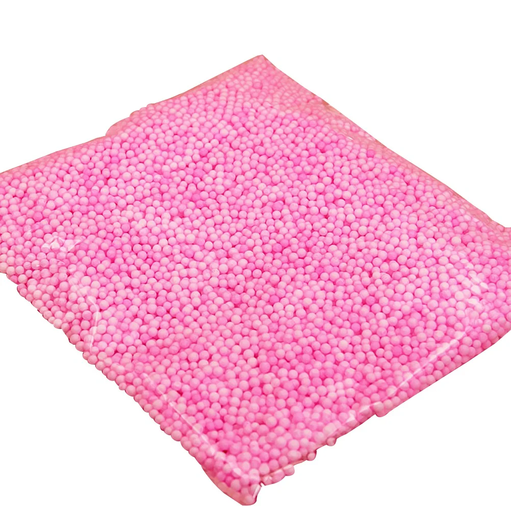 3 Packs of Mini Balls Beads for DIY for and Crafts (Pink) crafts beads