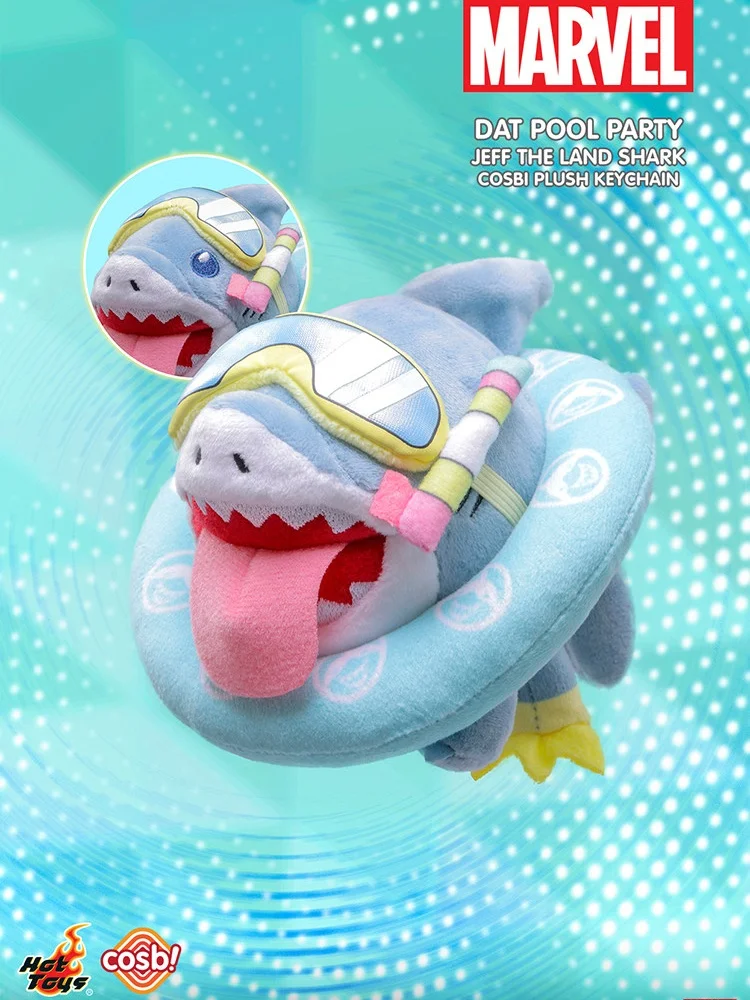 Hot Toys Jeff The Land Shark Cosbi Plush Keychain Blind Box Mini Plush Figures Collection Plush Dolls Surprise Box Birthday Gift view 5