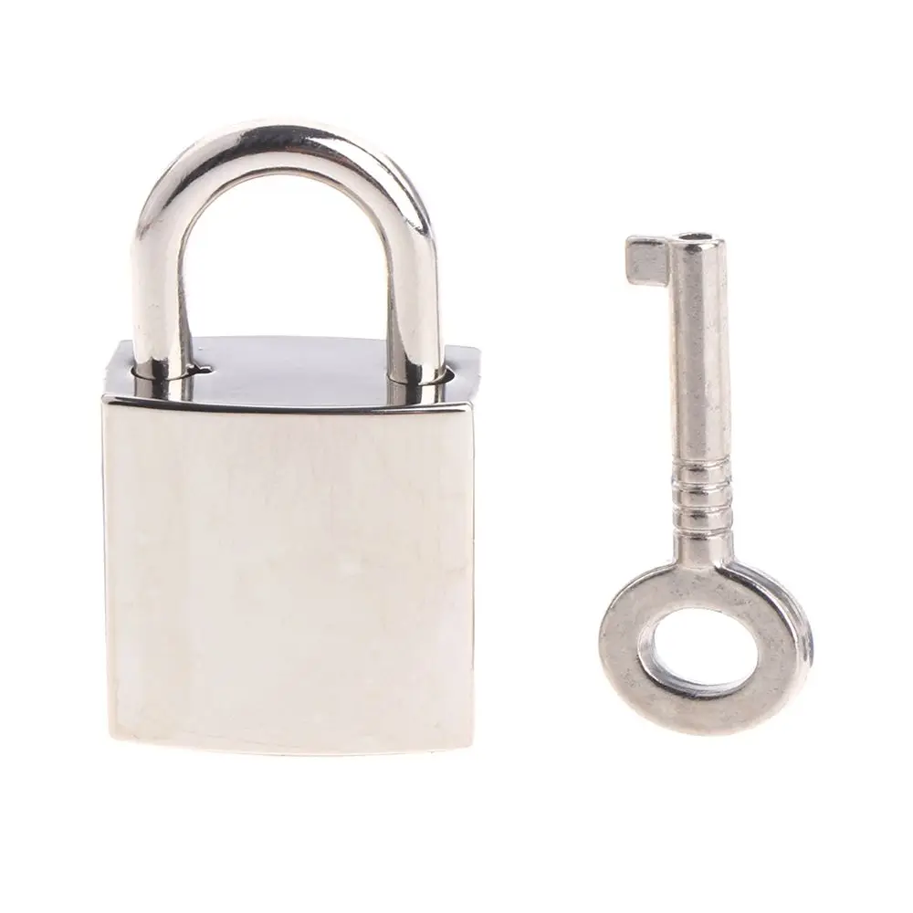 Storage Container Luggage Case Home Improvement Hardware Copper Diary Book Small Mini Lock Silver Archaize Padlocks