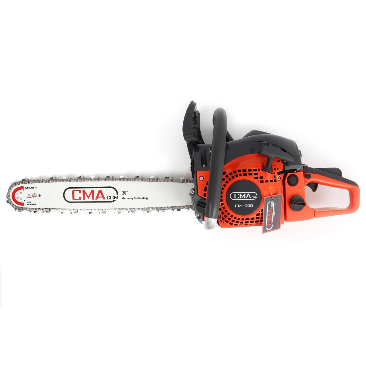 58CC Gasoline Chainsaw 2-Stroke Single Cylinder Wood Cutter Machine 20 Inch Cordless Chain Saw