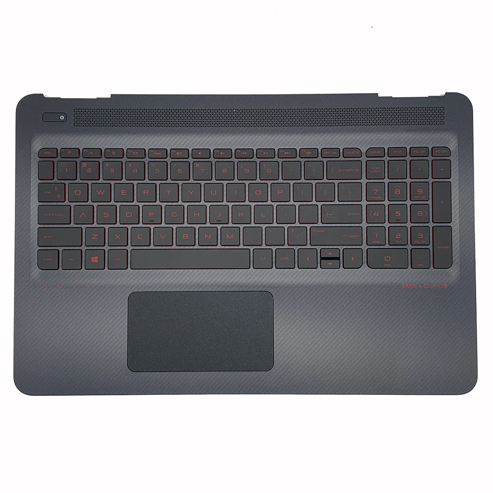 New For HP Omen 15-AX 15-AX020CA 15-AX100 15-AX200 Palmrest Case upper cover Backlit US Keyboard with Touchpad 859735-002/001