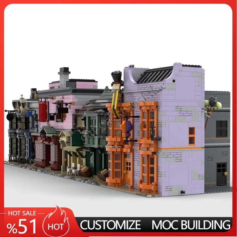 

7455 шт. Moc-75978 на заказ, средневековая роскошная модель аллия, строительные блоки, сделай сам, образовательная сборка, детские игрушки, подарки-сюрпризы