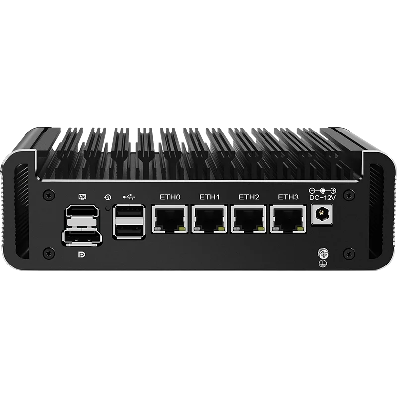 Zynshield 4-Port 2.5G Mini PC J6412 PfSense/Ubuntu Linux Industrial Desktop (US/EU)-New SSD Hard Drive N100 AU/CN/JP