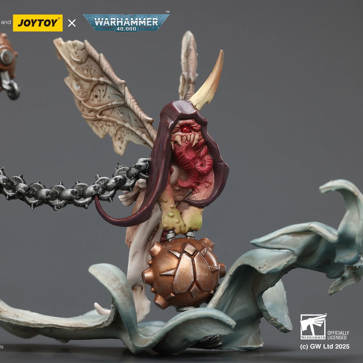 Figurka akcji JOYTOY Warhammer 40K Mortarion 1/18 Demon Primarch Nurgle Figurka Anime z Ruchomymi Stawami Model Kolekcjonerski Zabawka