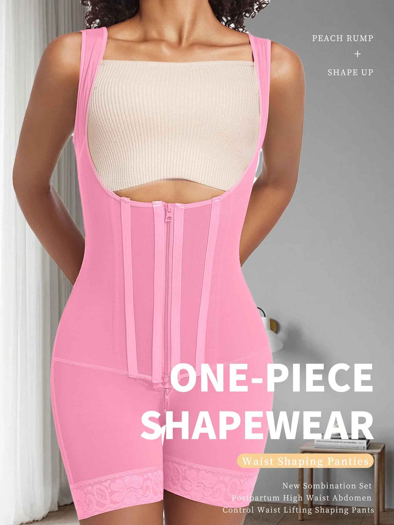 Women Colombian Fajas High Compression Girdles Tummy Control Full Body Slimming Shaperwear image 6