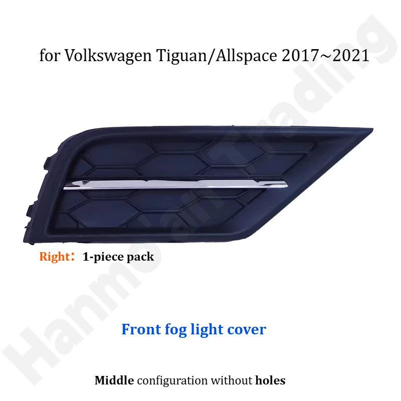 

Для Volkswagen Tiguan/Allspace 2017~2021: накладка на рамку передней противотуманной фары/основание рамки противотуманной фары/аксессуары для внешнего декора автомобиля