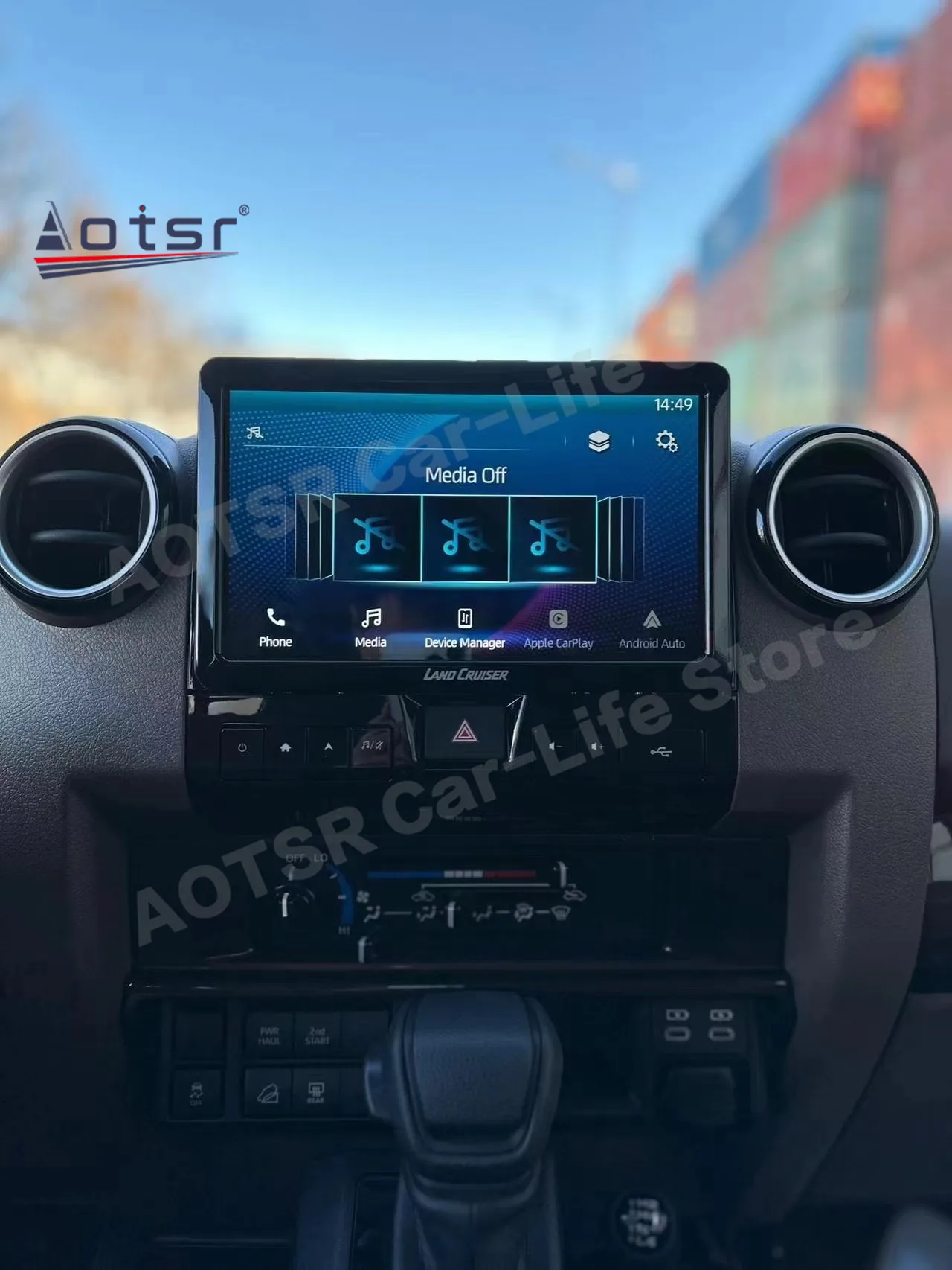 Automotive Multimedia Android12 For Toyota LandCruiser LC70 LC75 LC76 2016 Car Intelligent System GPS Navigation Radio Head Unit