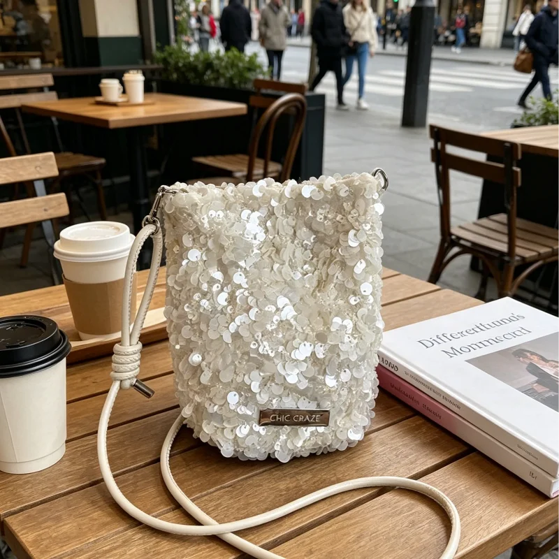 

2026 Summer Cute Sparkling Red Envelope Mini Girl Crossbody Bag Versatile Casual Mobile Phone Shoulder Bag For Women