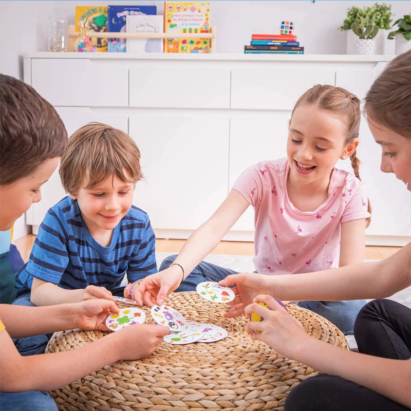Classic Card Game Matching Game With Iron Box Multiplayer Party Puzzle Board Game Finding Difference Family Game Kid Toy image 3