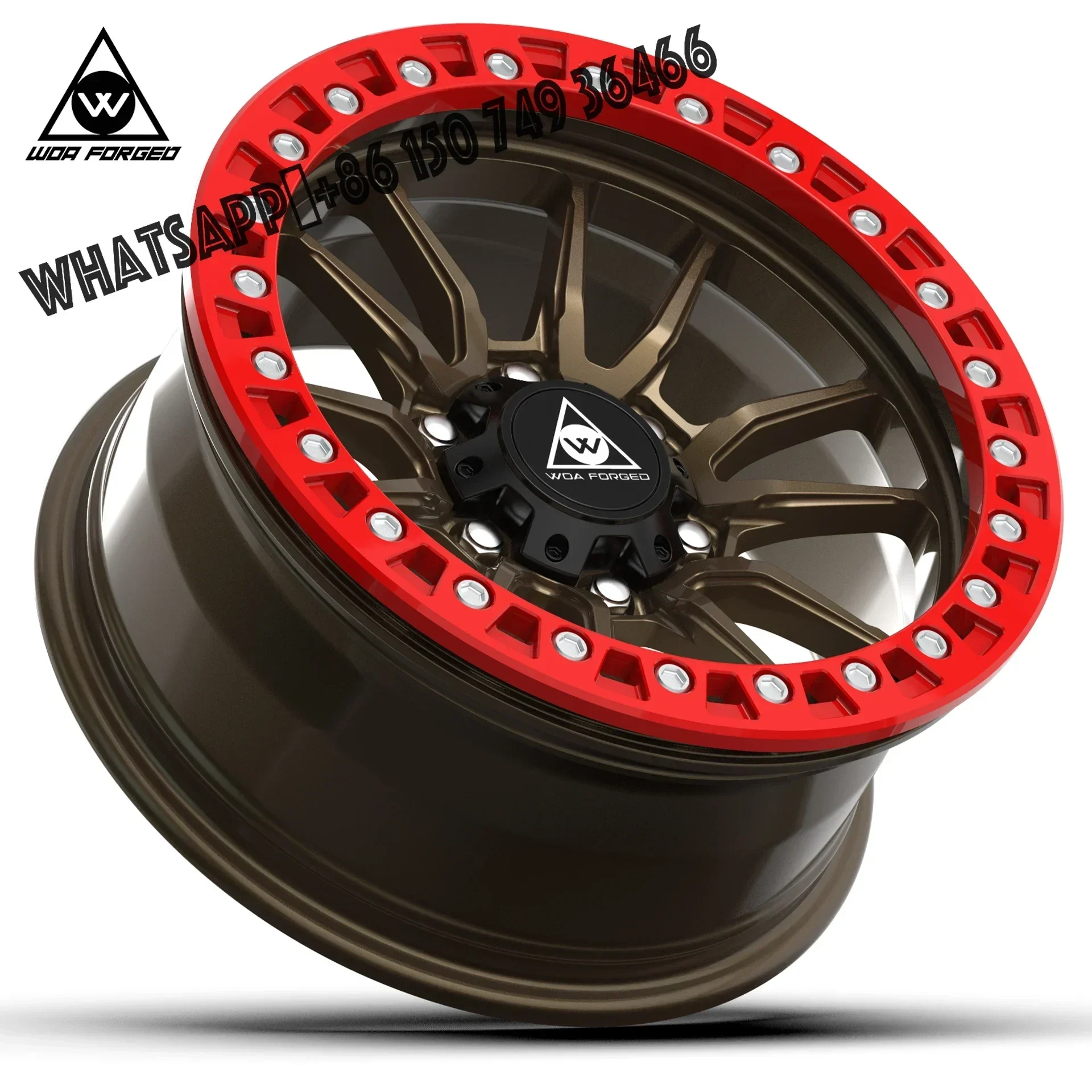 

17 18inch Beadlock Wheel Customized Aluminum Wheels ET Custom Manufacturer Custom Off-road T6 6061 Aluminum Alloy 15 Inch Wide 5